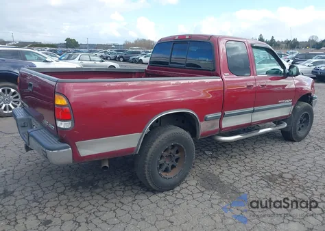 2002 Toyota Tundra Sr5 V8 из США, поврежденный, VIN 5TBBT44172S265288